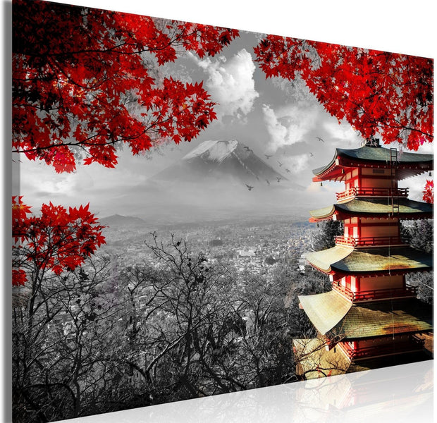 Stretched Canvas Places - Japanese Adventure Wide-Tiptophomedecor