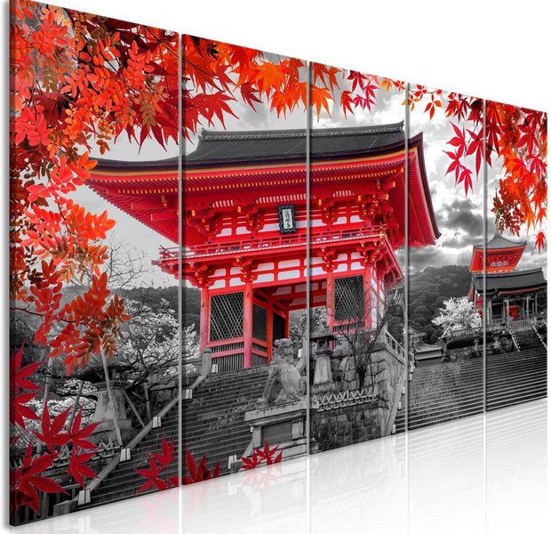 Stretched Canvas Places - Kyoto, Japan Narrow-Tiptophomedecor