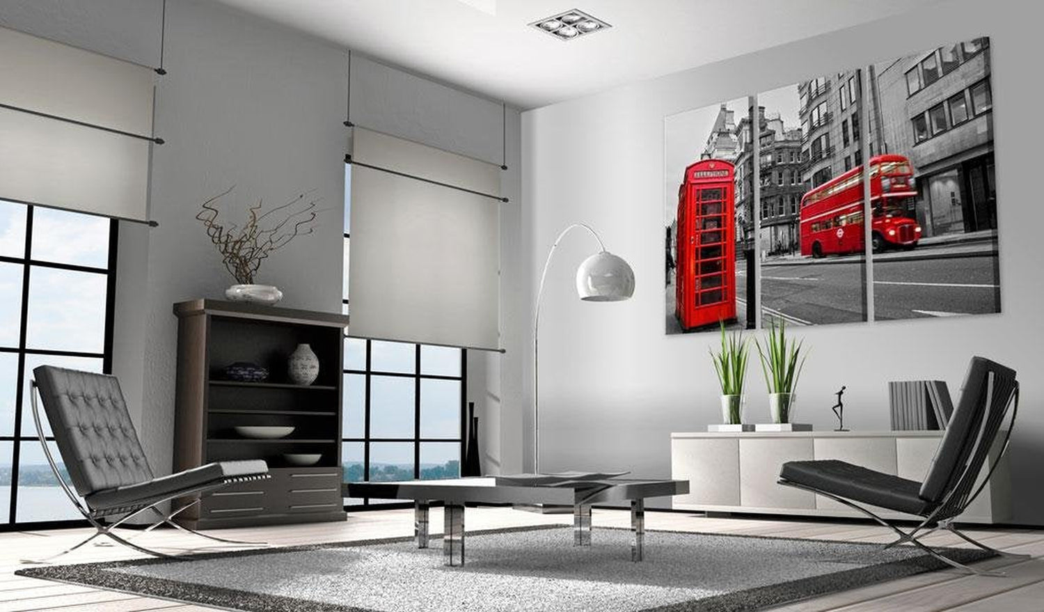 Stretched Canvas Places - London Life-Tiptophomedecor