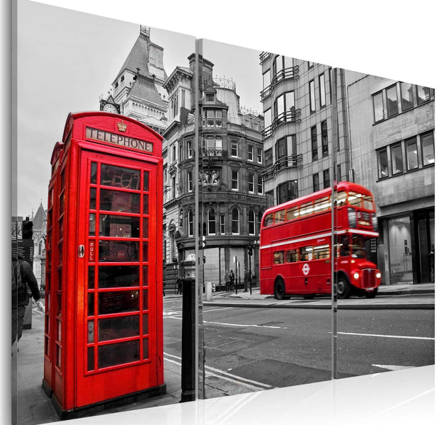 Stretched Canvas Places - London Life-Tiptophomedecor