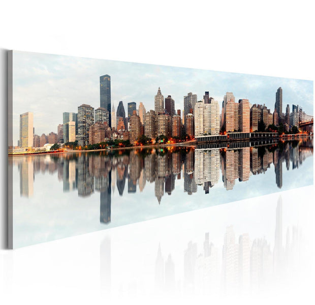 Stretched Canvas Places - Morning - Manhattan-Tiptophomedecor