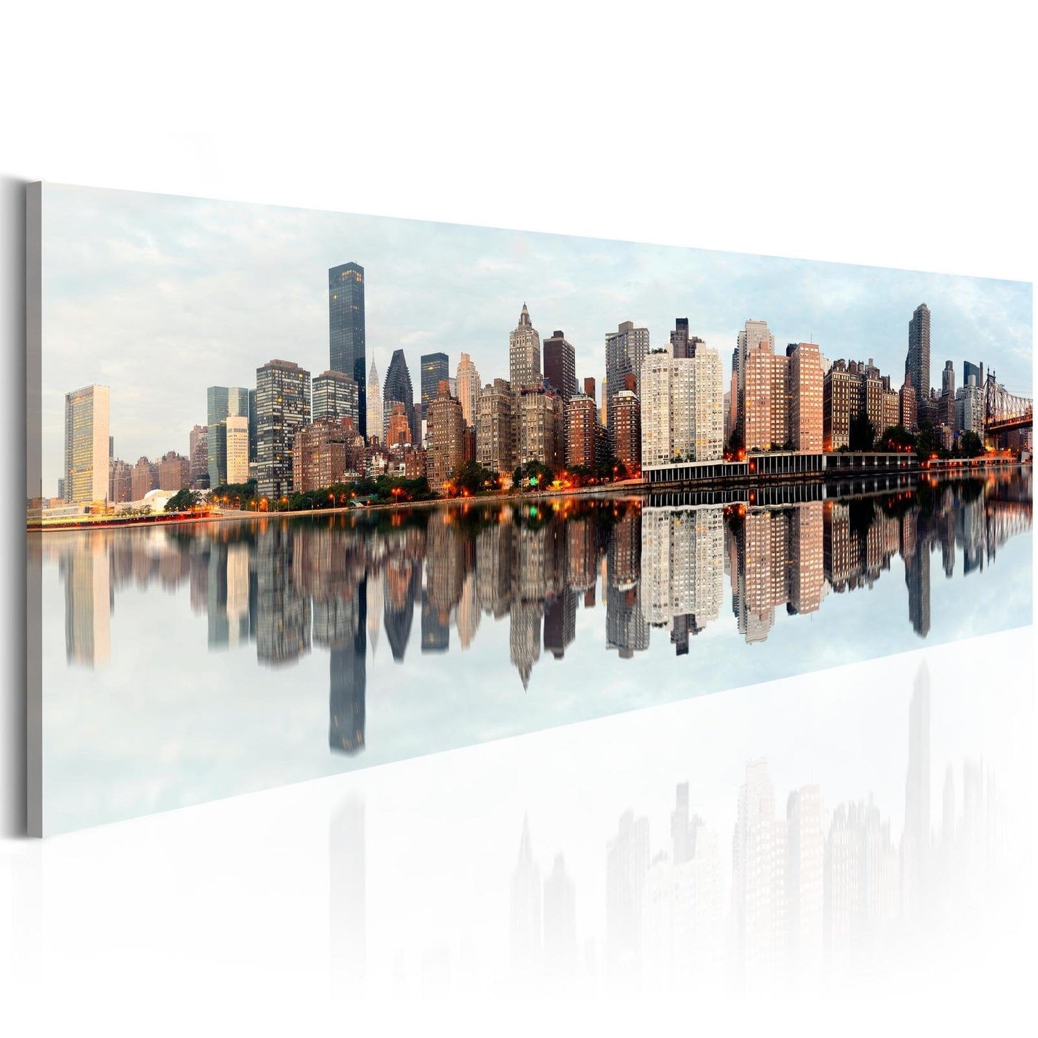 Stretched Canvas Places - Morning - Manhattan-Tiptophomedecor