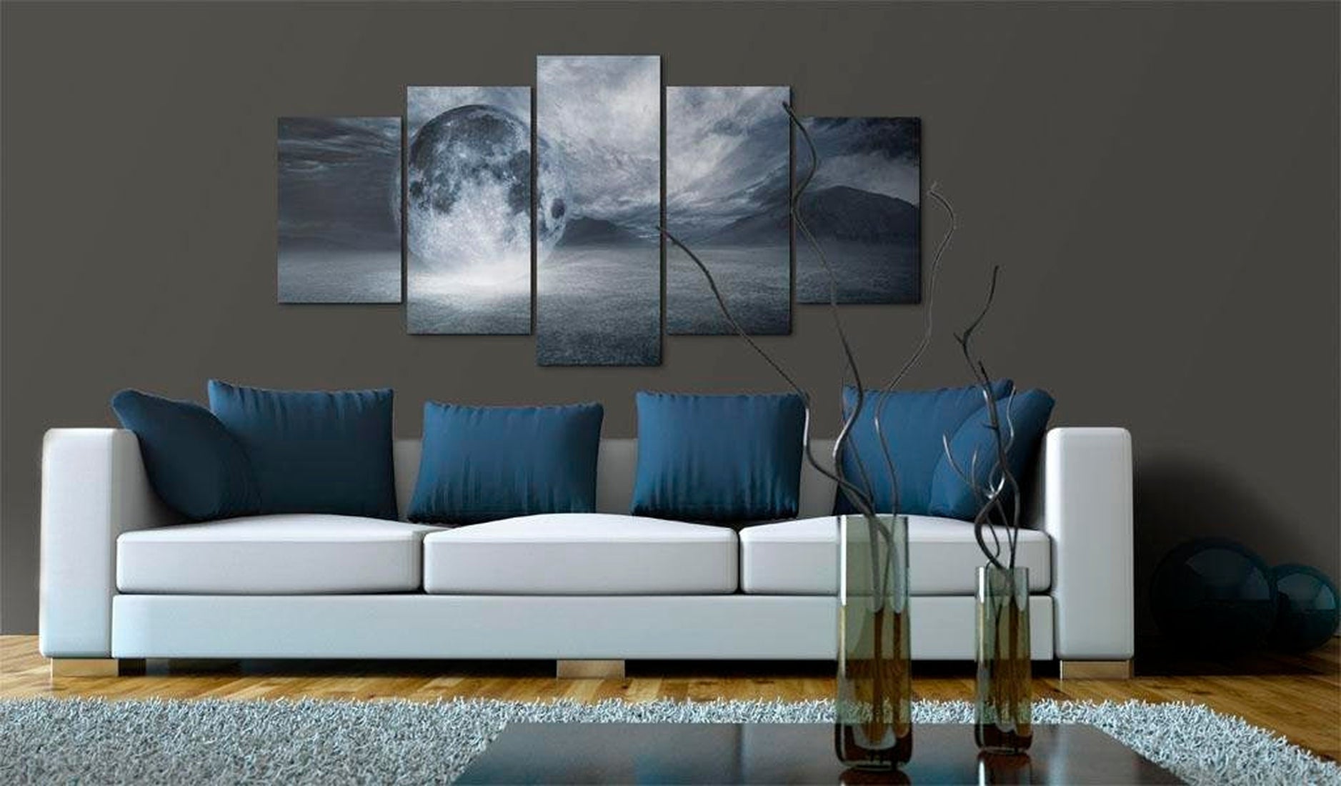 Stretched Canvas Places - New Planet-Tiptophomedecor