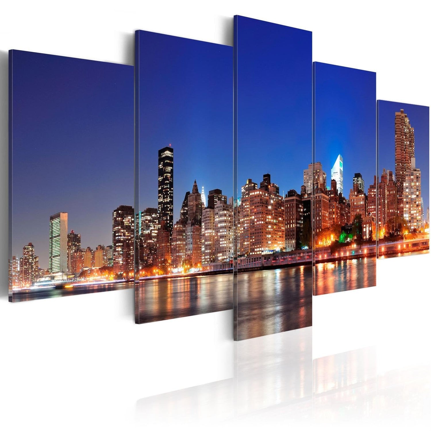Stretched Canvas Places - New York In Close-Up-Tiptophomedecor