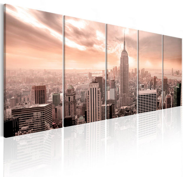 Stretched Canvas Places - New York: Manhattan-Tiptophomedecor