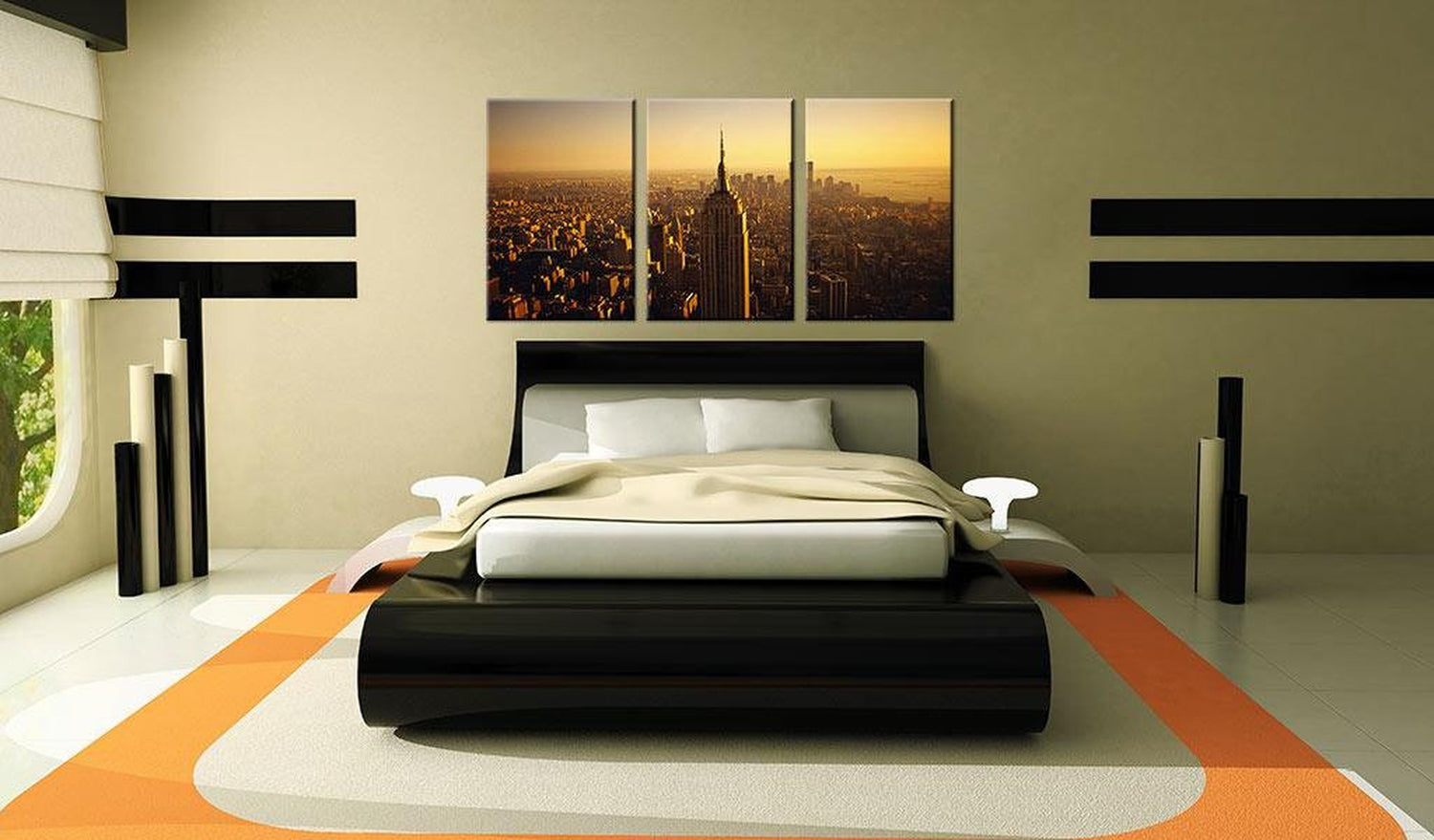 Stretched Canvas Places - New York-Tiptophomedecor