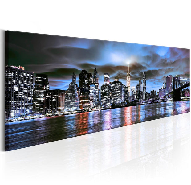 Stretched Canvas Places - Nyc: City Lighthouse-Tiptophomedecor