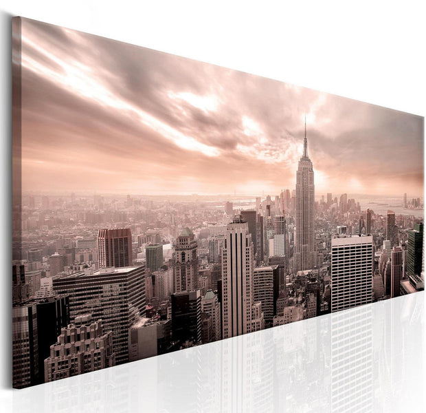 Stretched Canvas Places - Pink Mist-Tiptophomedecor