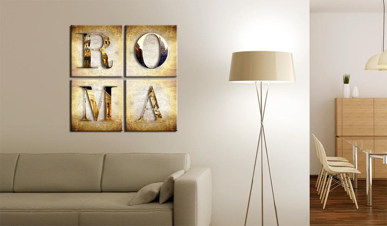 Stretched Canvas Places - Roman Holiday-Tiptophomedecor