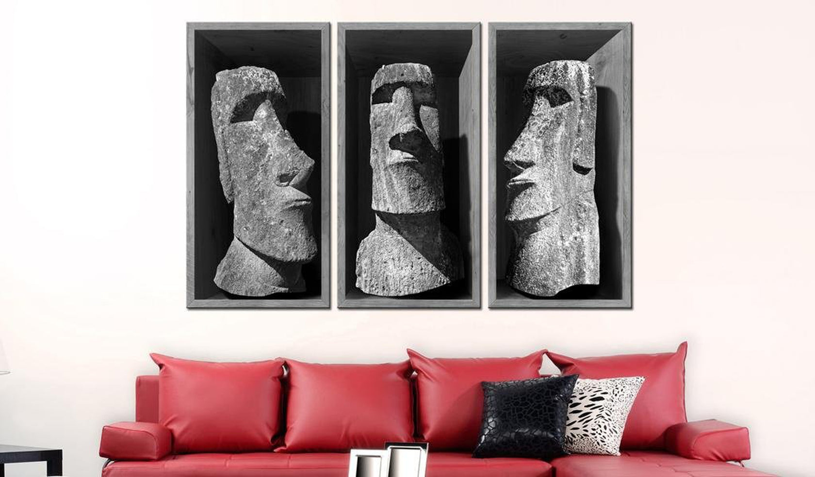 Stretched Canvas Places - The Mystery Of Easter Island-Tiptophomedecor