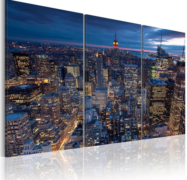 Stretched Canvas Places - View From Above - Nyc-Tiptophomedecor