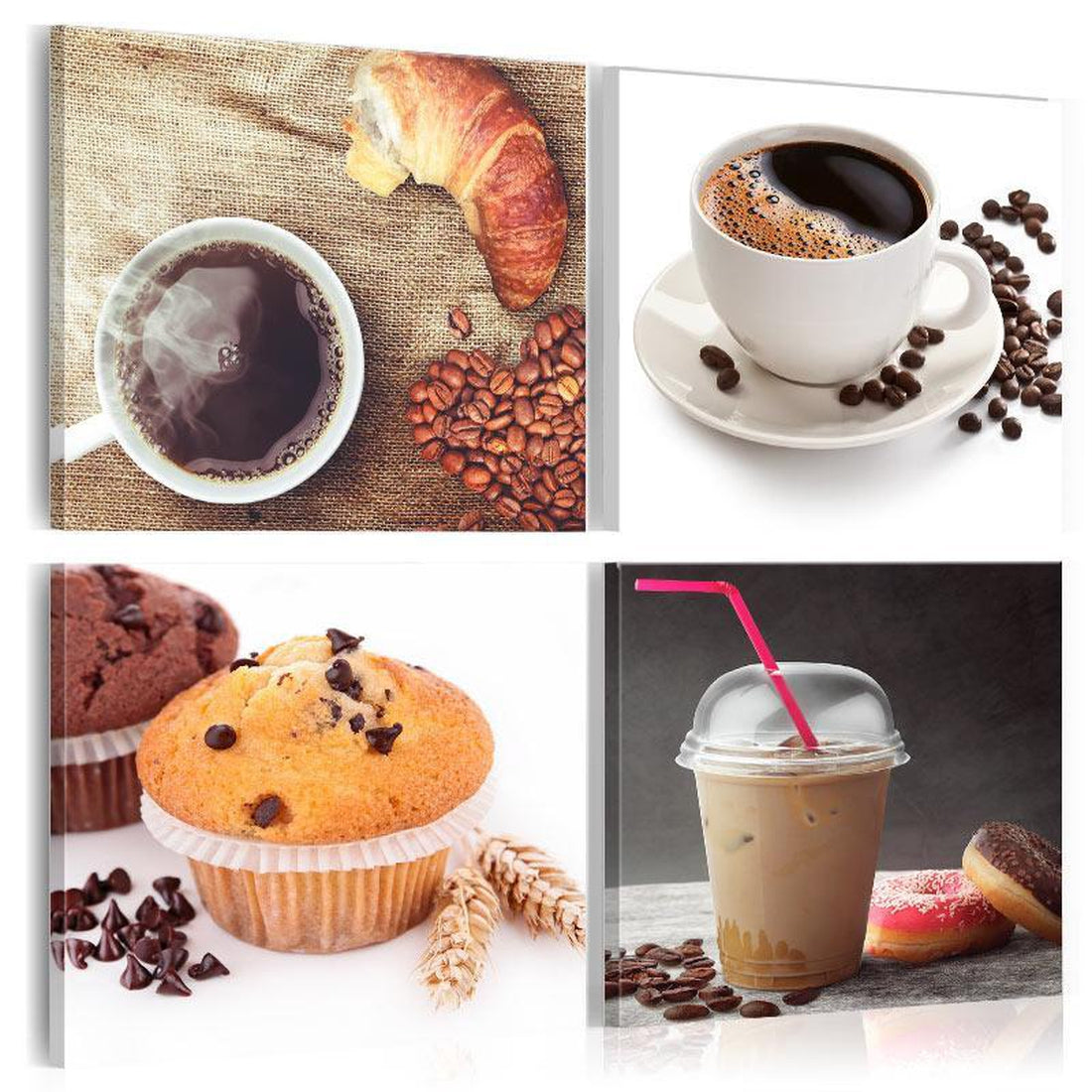 Stretched Canvas Still Life Art - A Sweet Breakfast-Tiptophomedecor