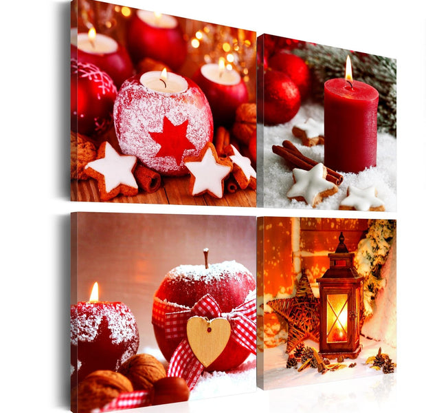 Stretched Canvas Still Life Art - Christmas Time-Tiptophomedecor