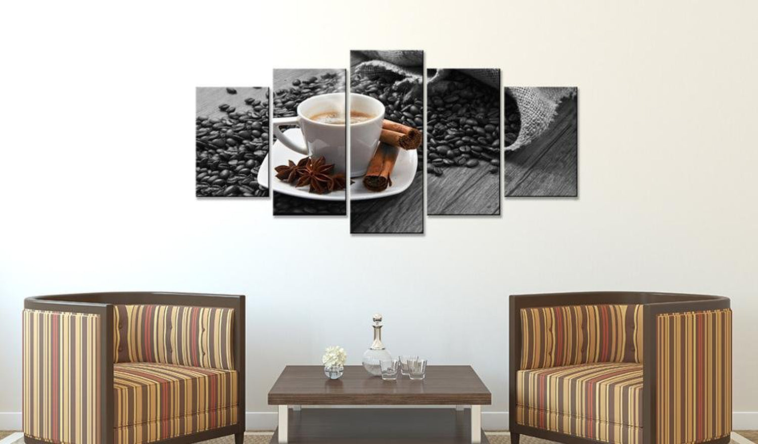 Stretched Canvas Still Life Art - Cinnamon Relaxation-Tiptophomedecor