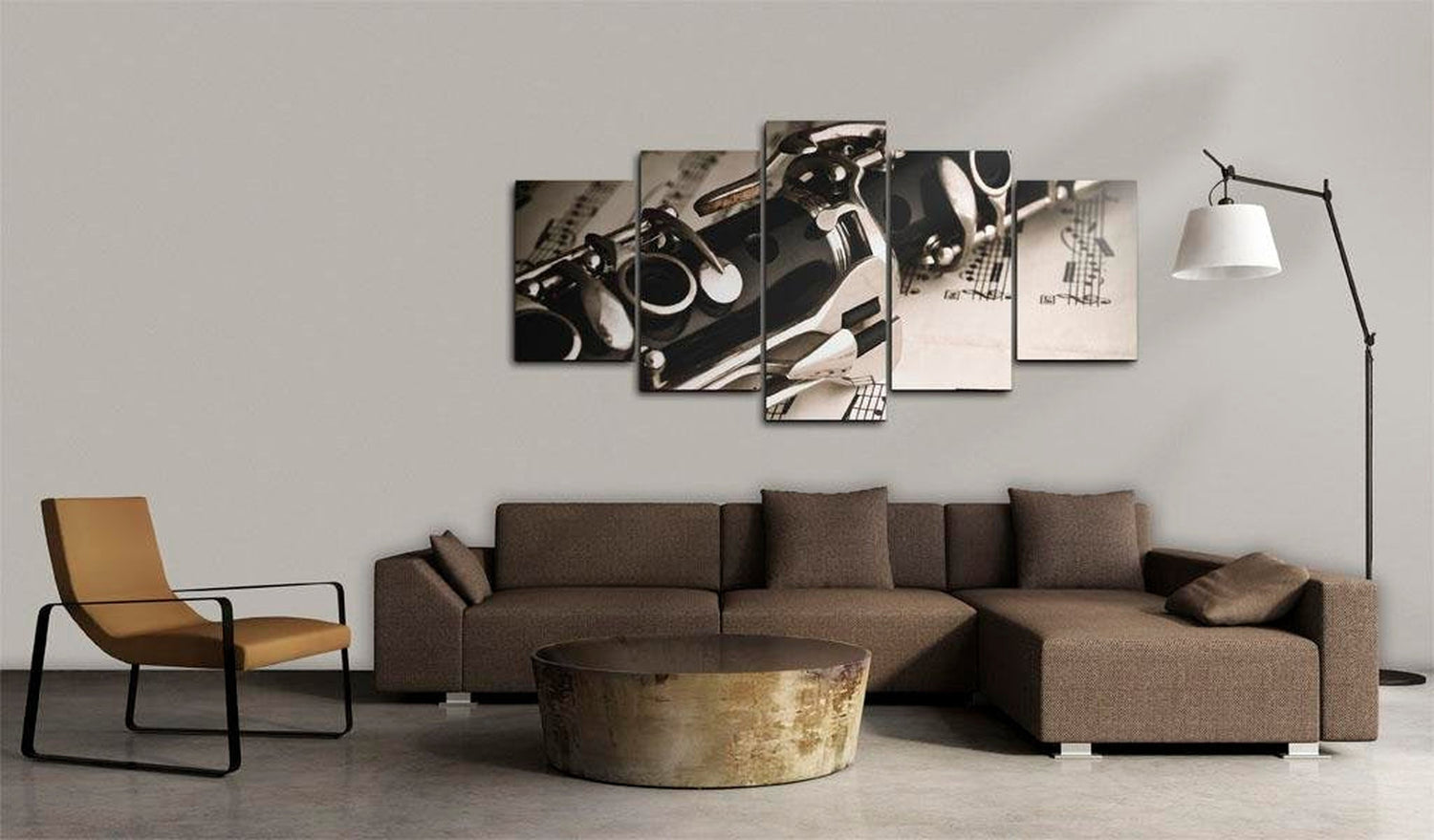 Stretched Canvas Still Life Art - Clarinet-Tiptophomedecor