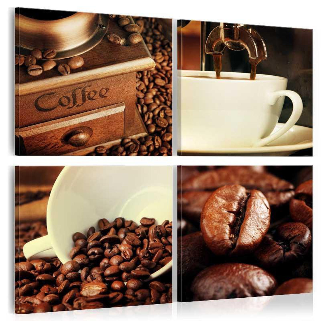 Stretched Canvas Still Life Art - Coffee Tasting-Tiptophomedecor