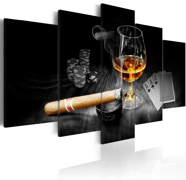 Stretched Canvas Still Life Art - Dark Secrets-Tiptophomedecor