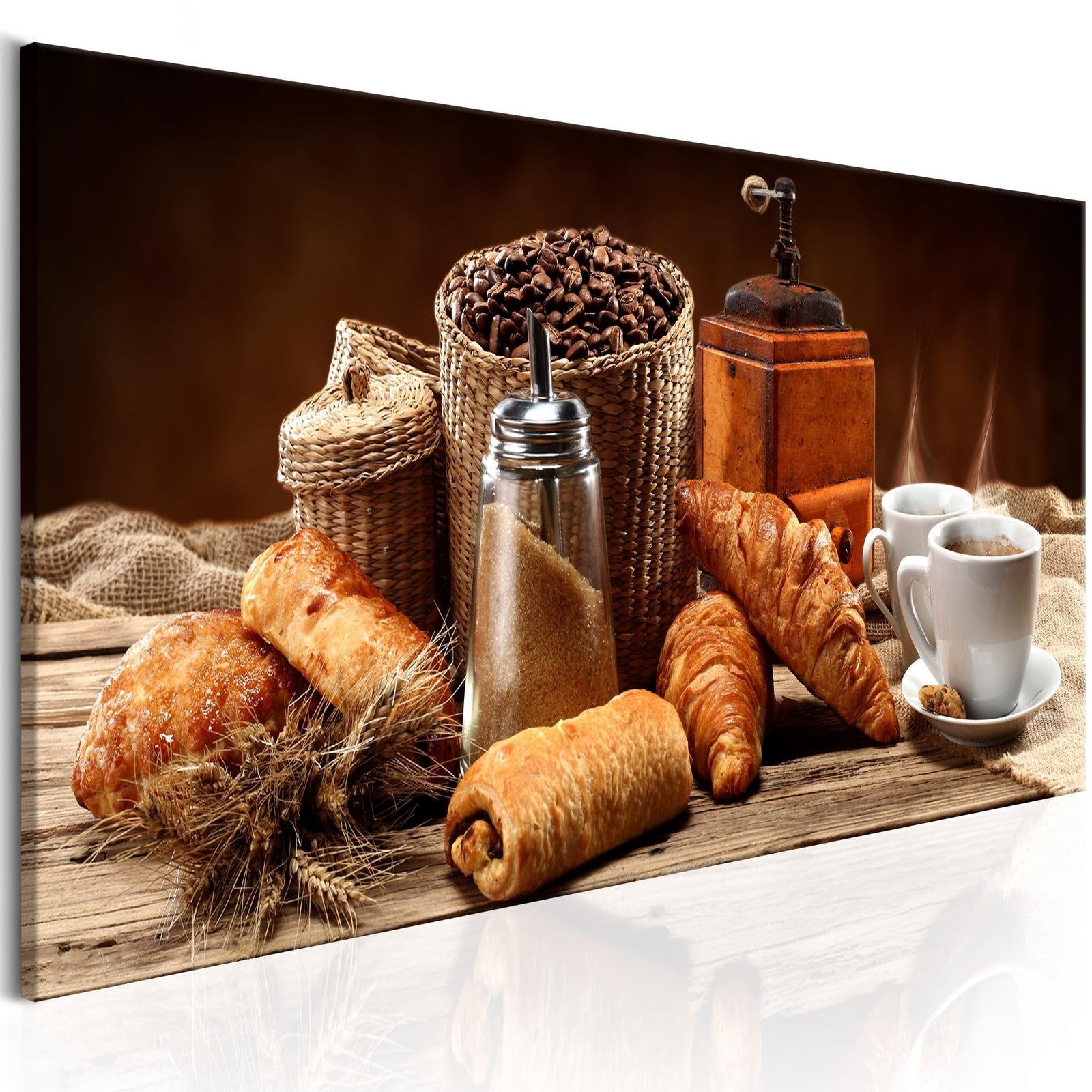 Stretched Canvas Still Life Art - Dream Breakfast-Tiptophomedecor