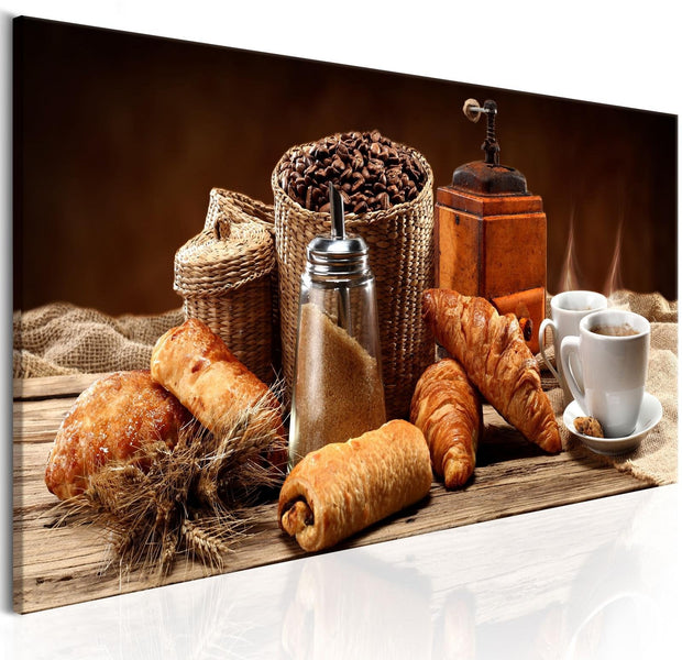 Stretched Canvas Still Life Art - Dream Breakfast-Tiptophomedecor