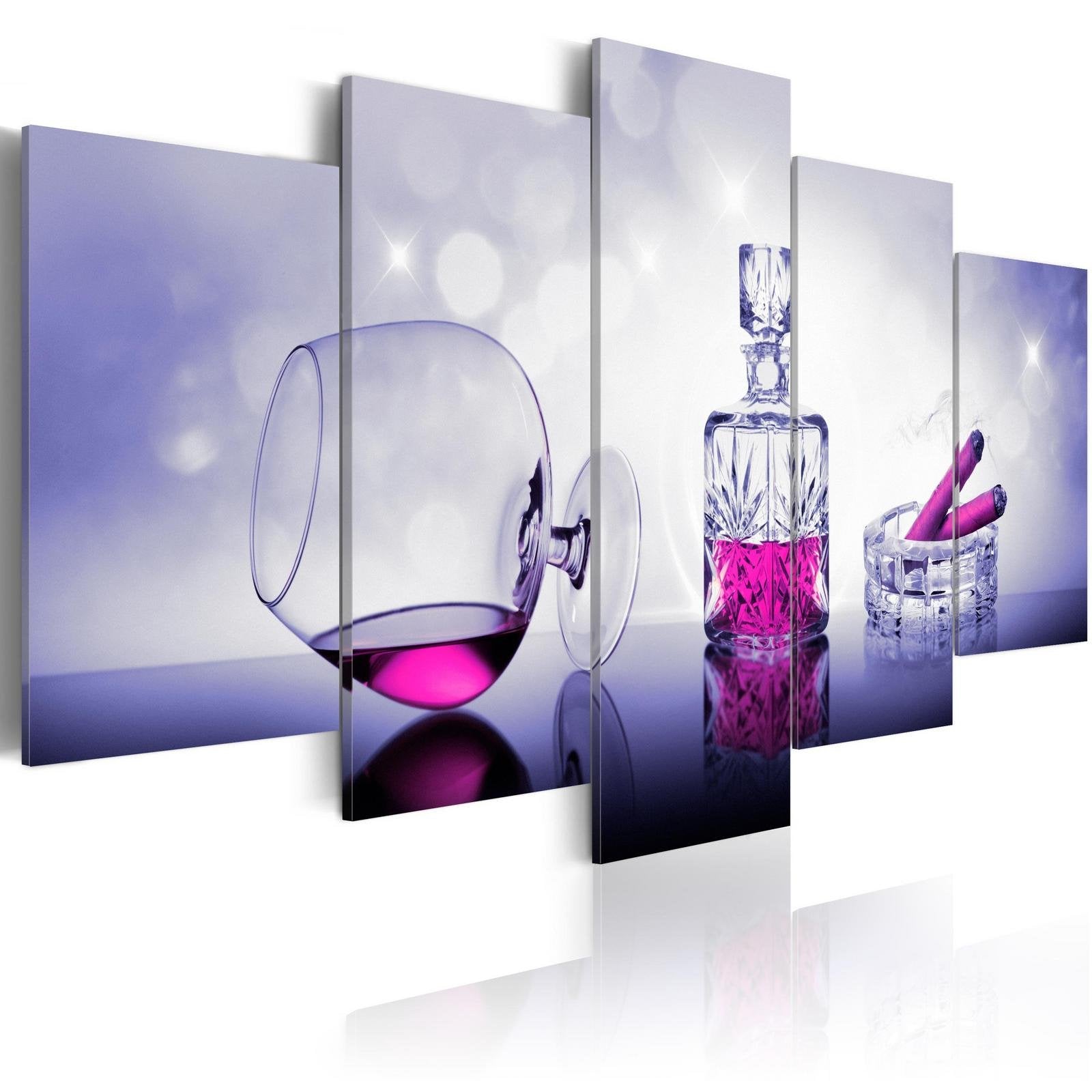 Stretched Canvas Still Life Art - Evening Seducing-Tiptophomedecor