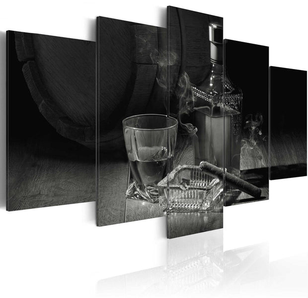 Stretched Canvas Still Life Art - Gentlemen'S Evening Iii-Tiptophomedecor