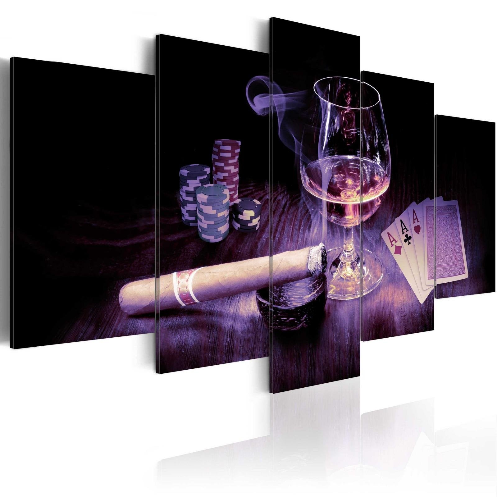 Stretched Canvas Still Life Art - Men'S Entertainment-Tiptophomedecor