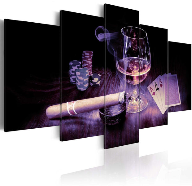 Stretched Canvas Still Life Art - Men'S Entertainment-Tiptophomedecor