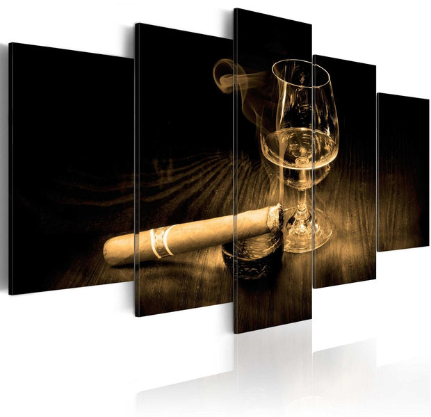 Stretched Canvas Still Life Art - Moment Of Glory - Sepia-Tiptophomedecor