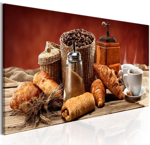 Stretched Canvas Still Life Art - Morning Delight-Tiptophomedecor