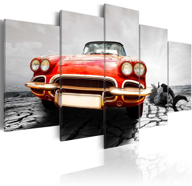 Stretched Canvas Still Life Art - Scarlet Arrow-Tiptophomedecor