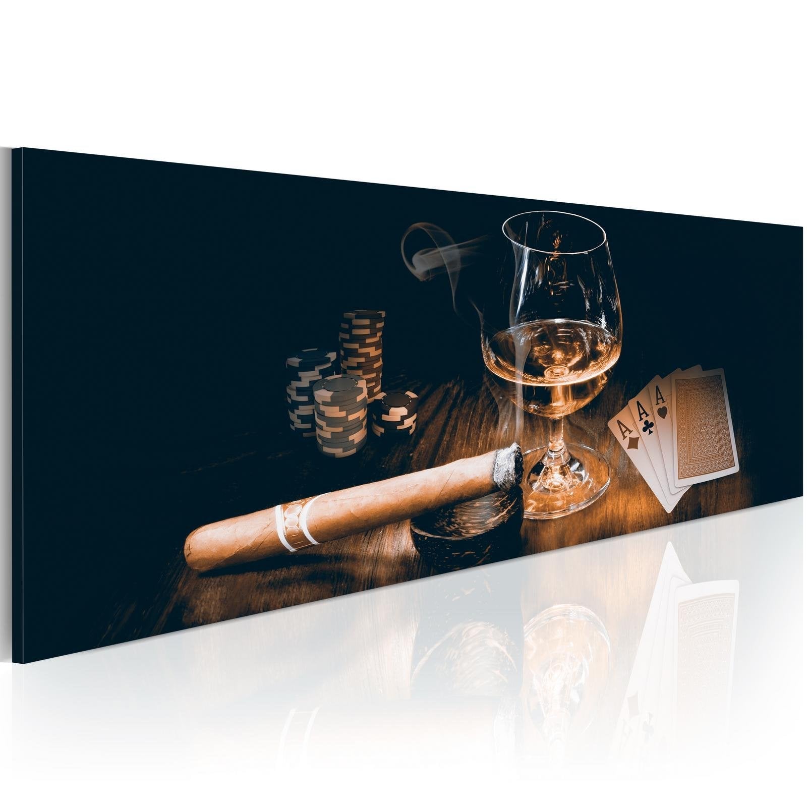 Stretched Canvas Still Life Art - Stylish Entertainment-Tiptophomedecor