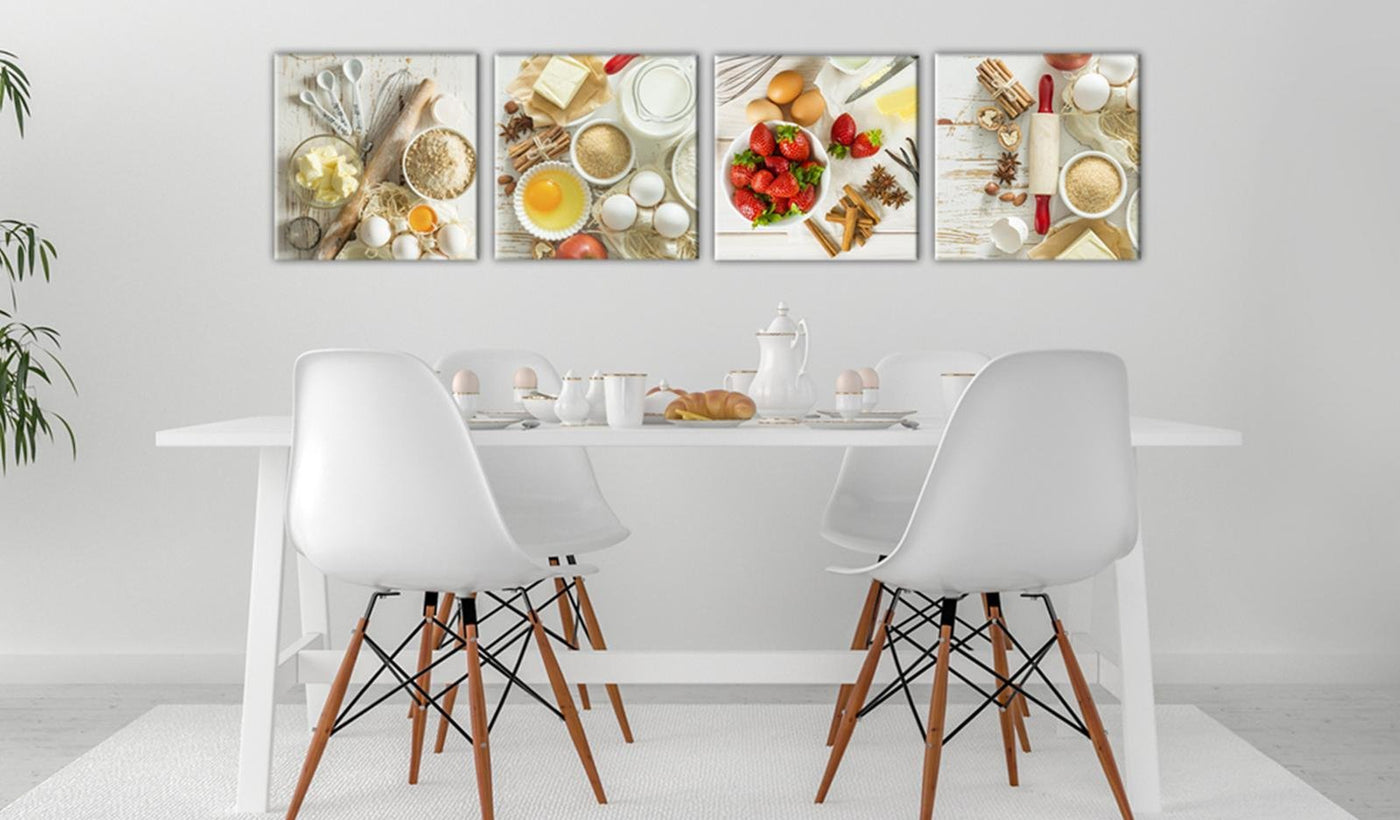 Stretched Canvas Still Life Art - Sweet Kitchen-Tiptophomedecor