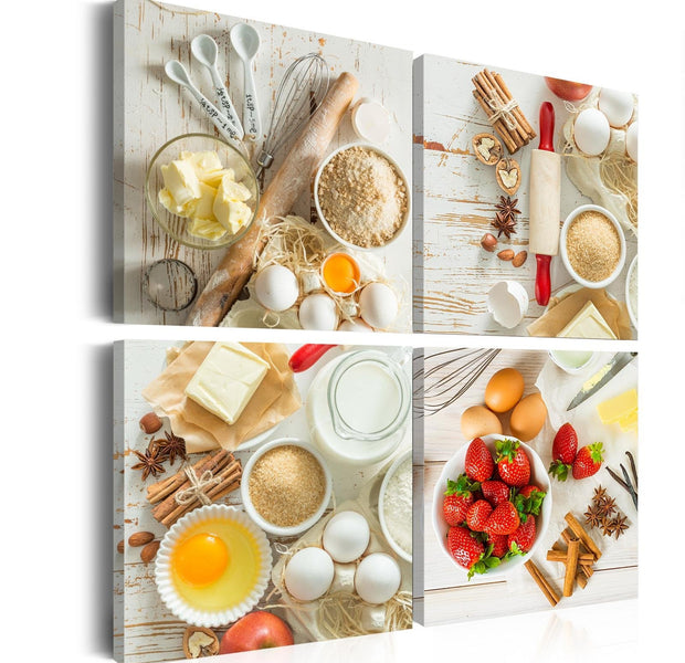 Stretched Canvas Still Life Art - Sweet Kitchen-Tiptophomedecor