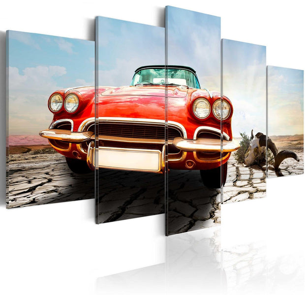 Stretched Canvas Still Life Art - Vintage - Red Dream-Tiptophomedecor