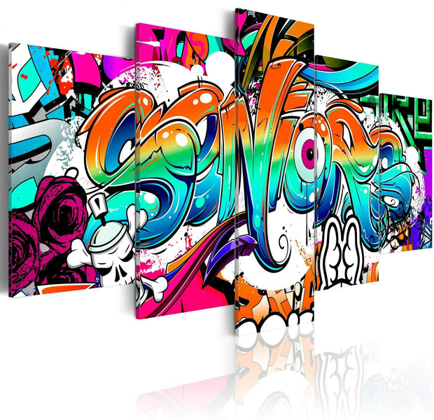 Stretched Canvas Street Art - Street Look-Tiptophomedecor