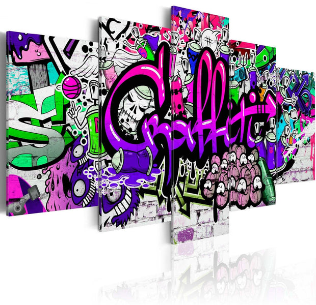 Stretched Canvas Street Art - Street Style-Tiptophomedecor