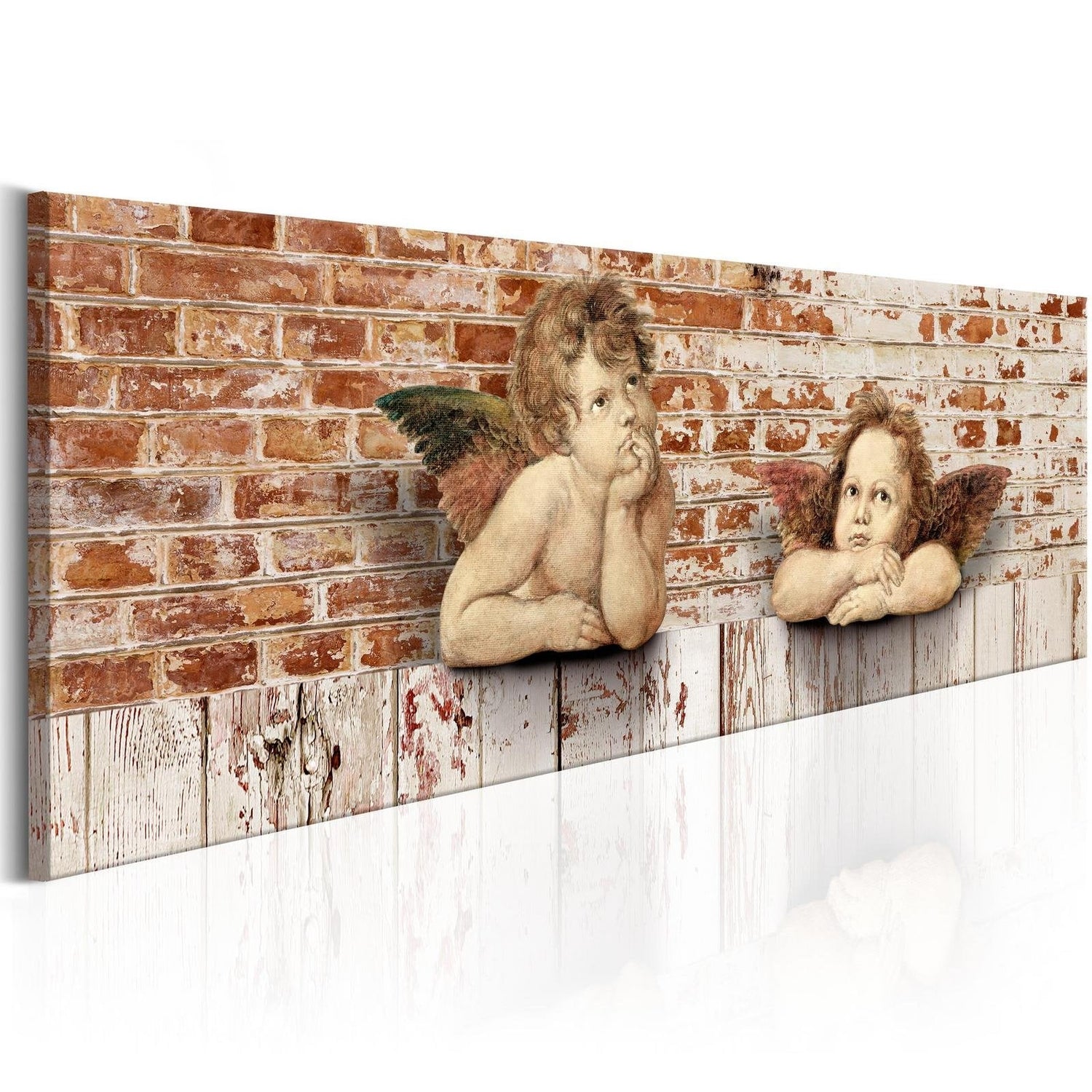 Stretched Canvas Vintage Art - Angels Relaxation-Tiptophomedecor