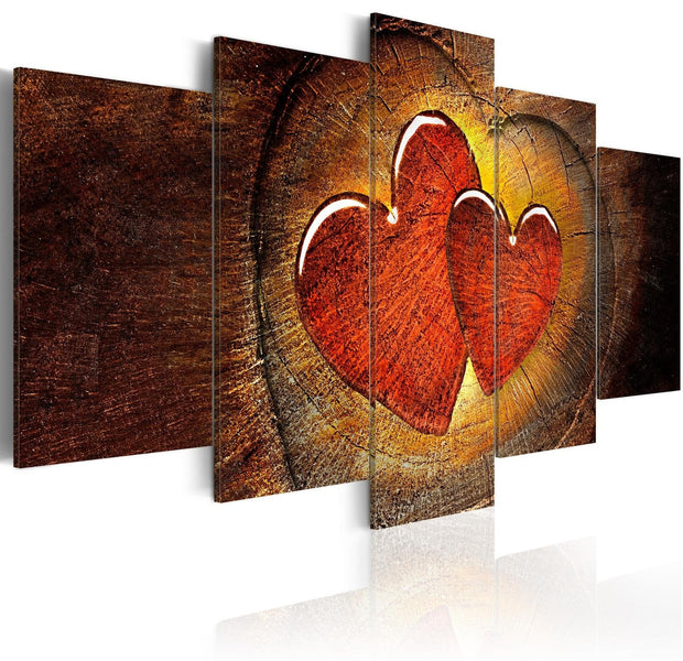 Stretched Canvas Vintage Art - Beating Of Your Heart-Tiptophomedecor