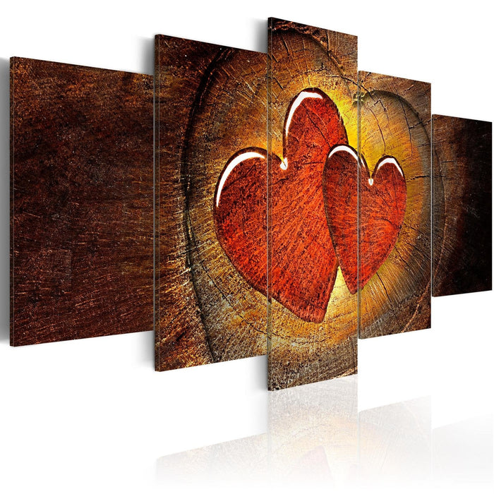 Petal Heart: Stretched Canvas – AnietaBreathe