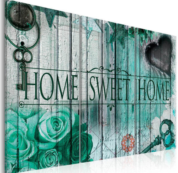 Stretched Canvas Vintage Art - By Emerald Mist-Tiptophomedecor