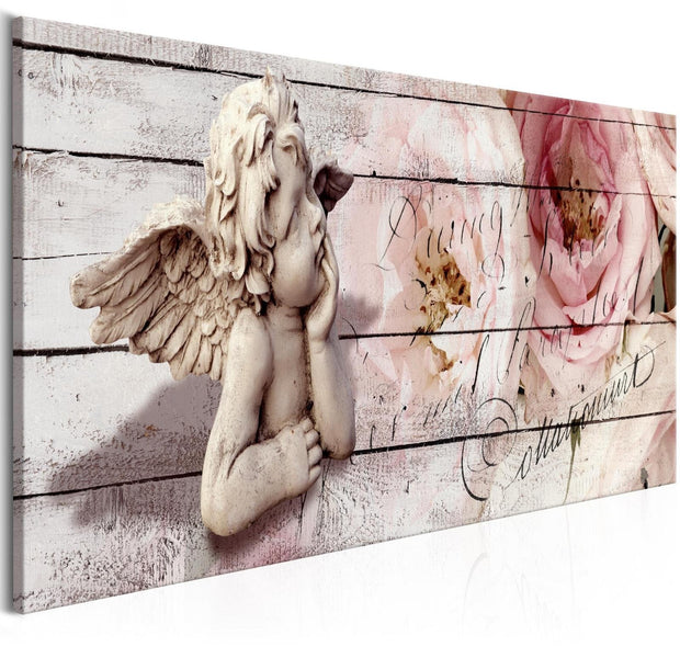 Stretched Canvas Vintage Art - Contemplation Narrow-Tiptophomedecor