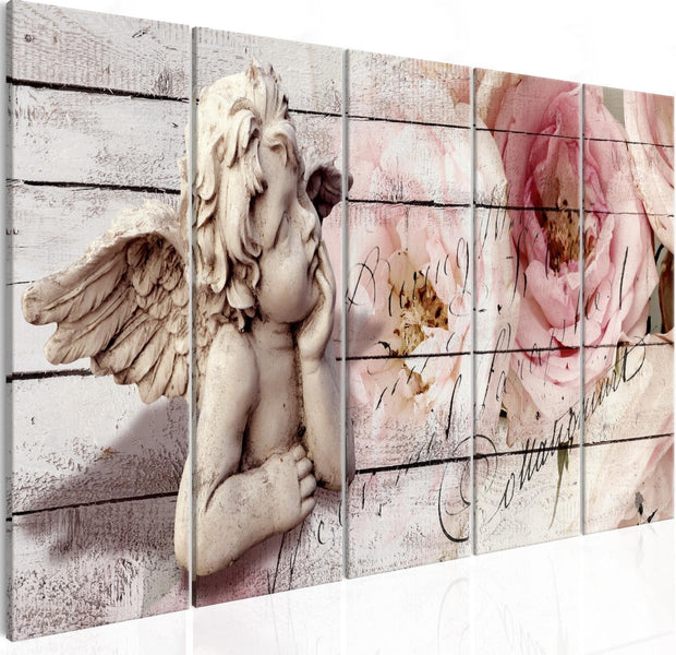 Stretched Canvas Vintage Art - Contemplation Narrow-Tiptophomedecor