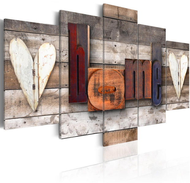 Stretched Canvas Vintage Art - Enchanted Cottage-Tiptophomedecor