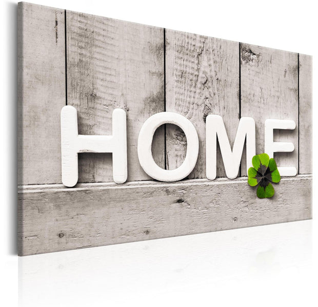 Stretched Canvas Vintage Art - Happy Home-Tiptophomedecor
