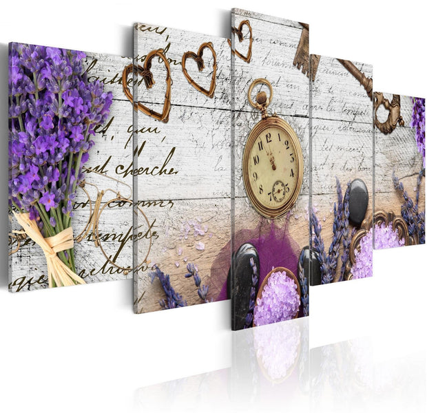 Stretched Canvas Vintage Art - Heather Composition-Tiptophomedecor