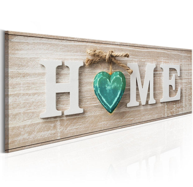 Stretched Canvas Vintage Art - Home: Blue-Tiptophomedecor