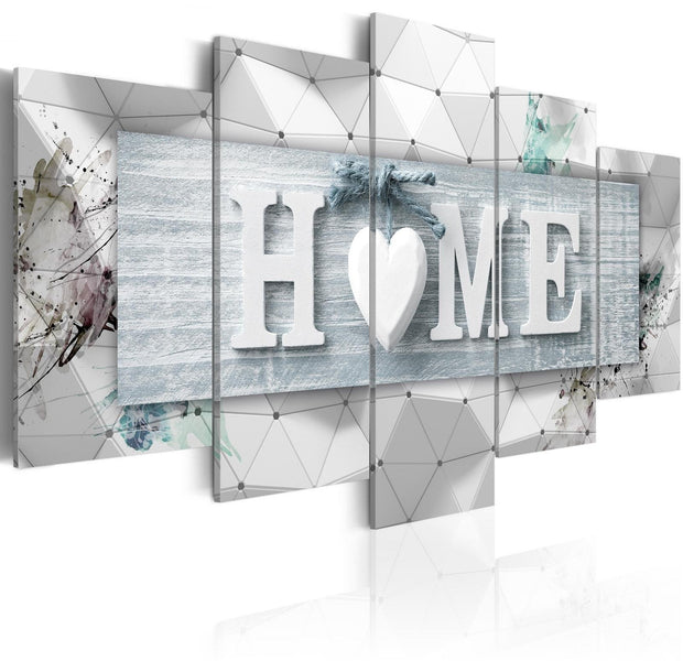 Stretched Canvas Vintage Art - Home: Melody Of Modernity-Tiptophomedecor