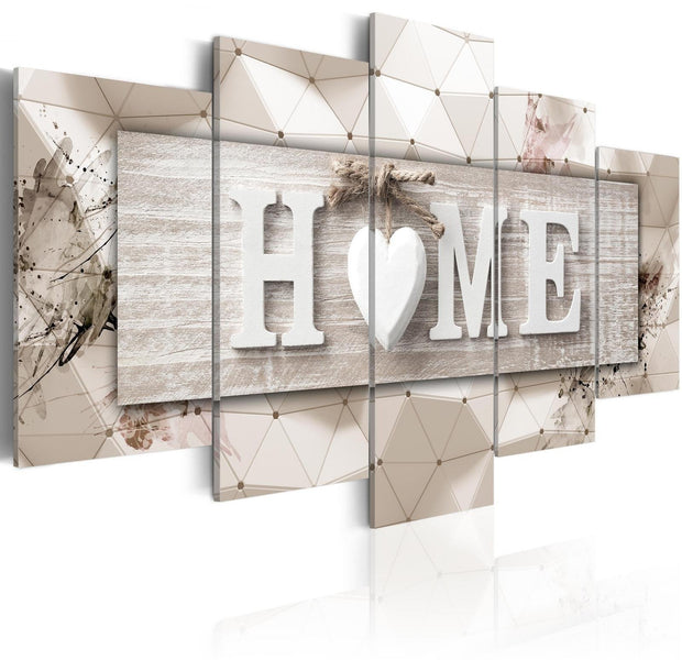 Stretched Canvas Vintage Art - Home: Modern Geometry-Tiptophomedecor