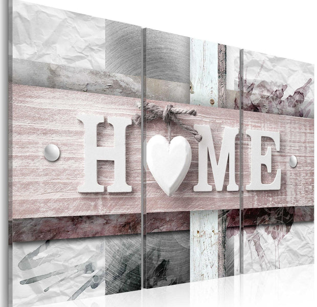 Stretched Canvas Vintage Art - Original House-Tiptophomedecor