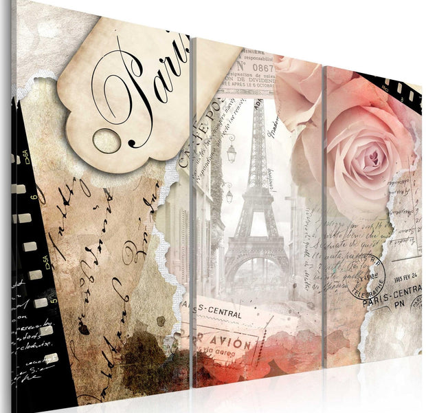 Stretched Canvas Vintage Art - Paris Central ...-Tiptophomedecor